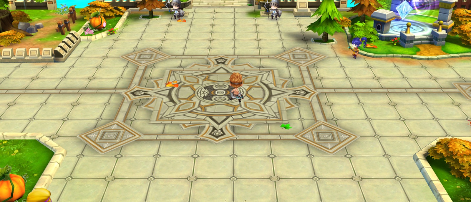 ManaWorld main city in-game screenshot